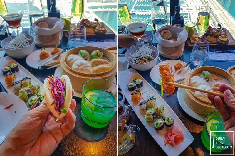brunch at observatory bar and grill dubai