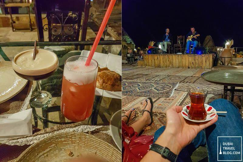 drinks with live music at seten restaurant cappadocia