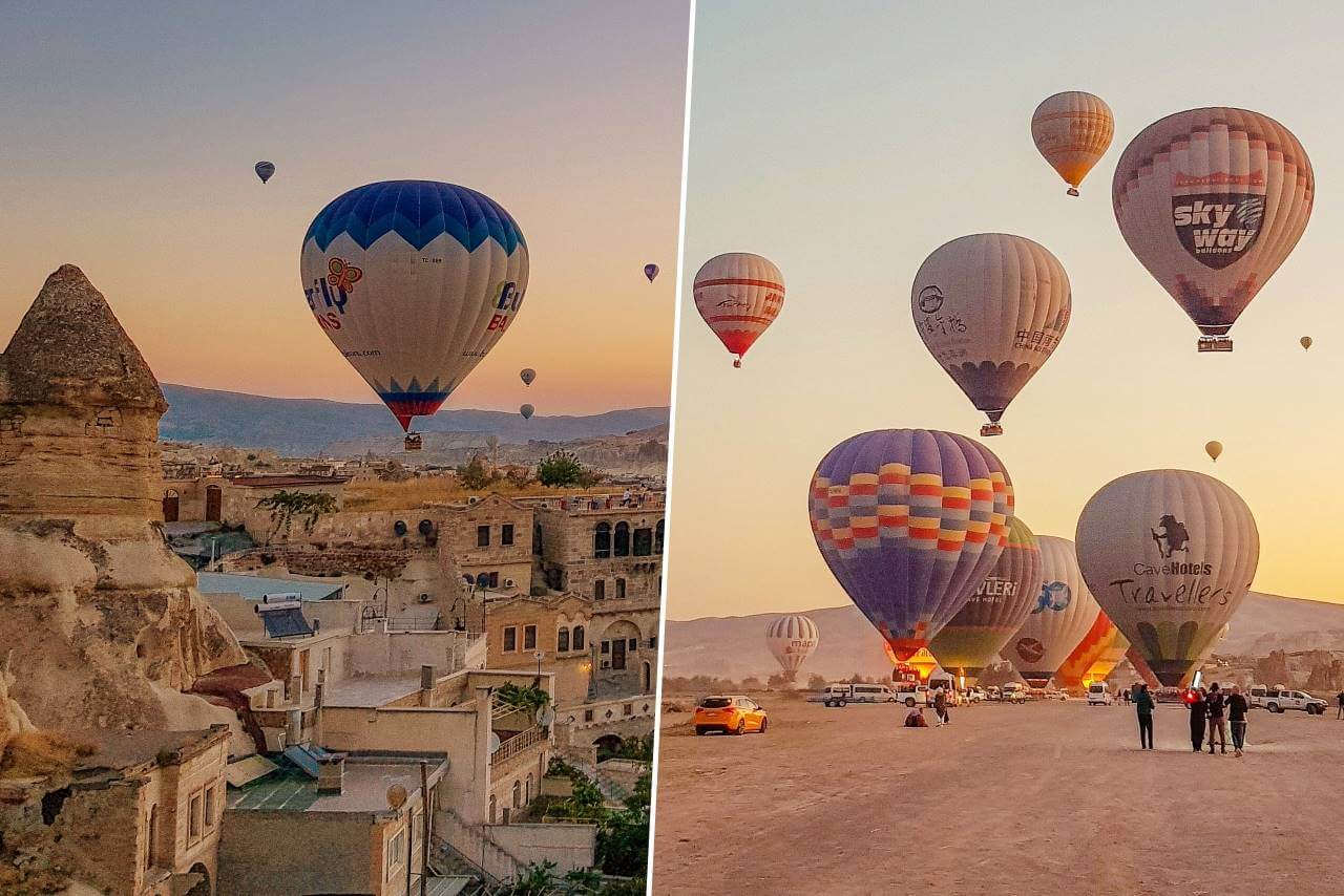 Oorlogsschip kust Afhaalmaaltijd Hot Air Balloon Ride in Cappadocia, Turkey | Dubai Travel Blog