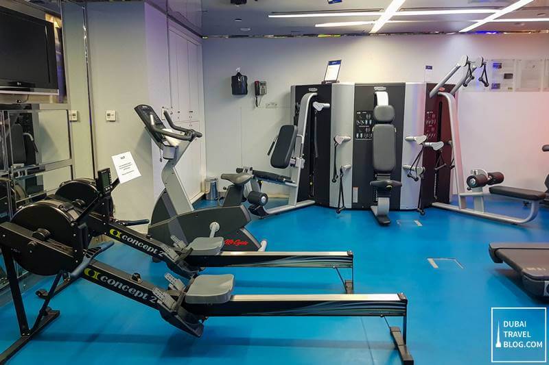 gym fitness center radisson blu dubai media city