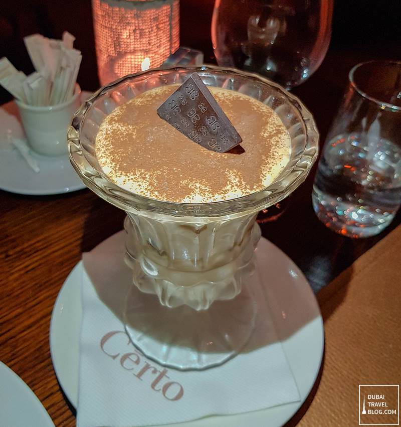 tiramisu at certo dubai