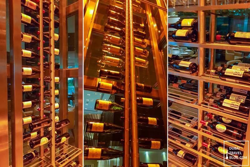 wine cellar in certo dubai