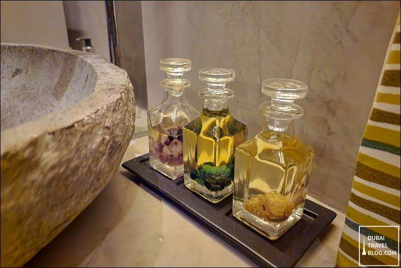 choice of oils conrad spa massage