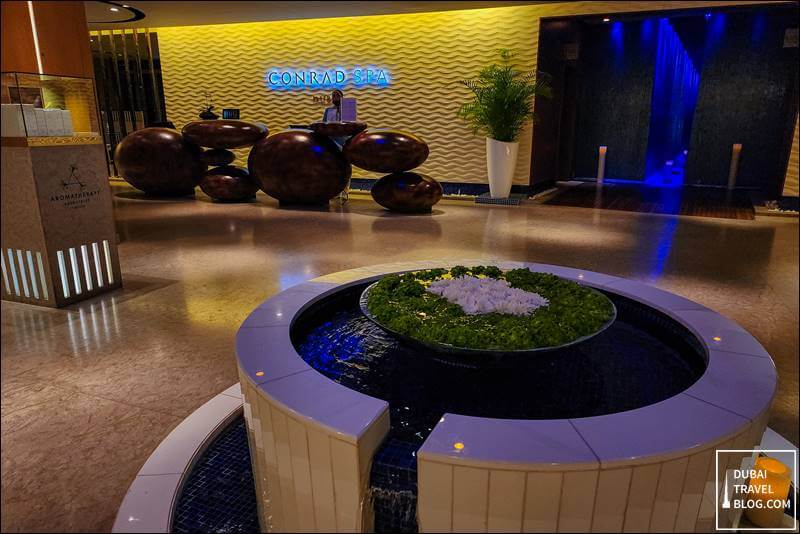 conrad spa reception dubai review