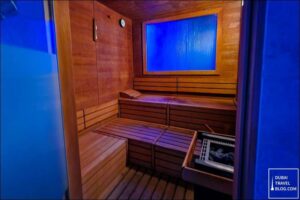 conrad spa sauna room