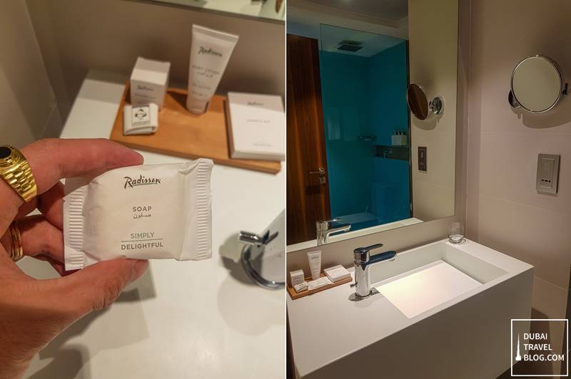 radisson resort ras al khaimah marjan island toiletries