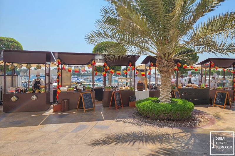 saturday marina brunch intercontinental abu dhabi review