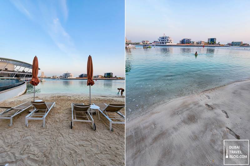 beach area at grand hyatt abu dhabi