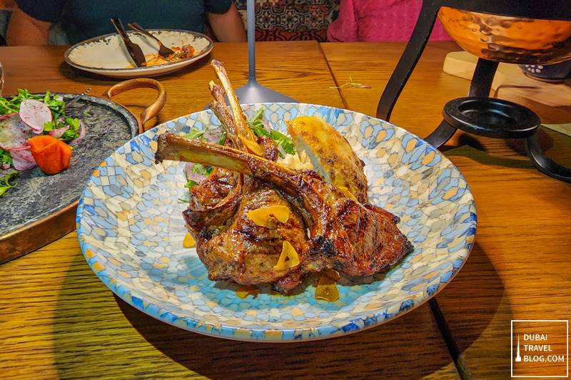 hayal dubai lamb chops