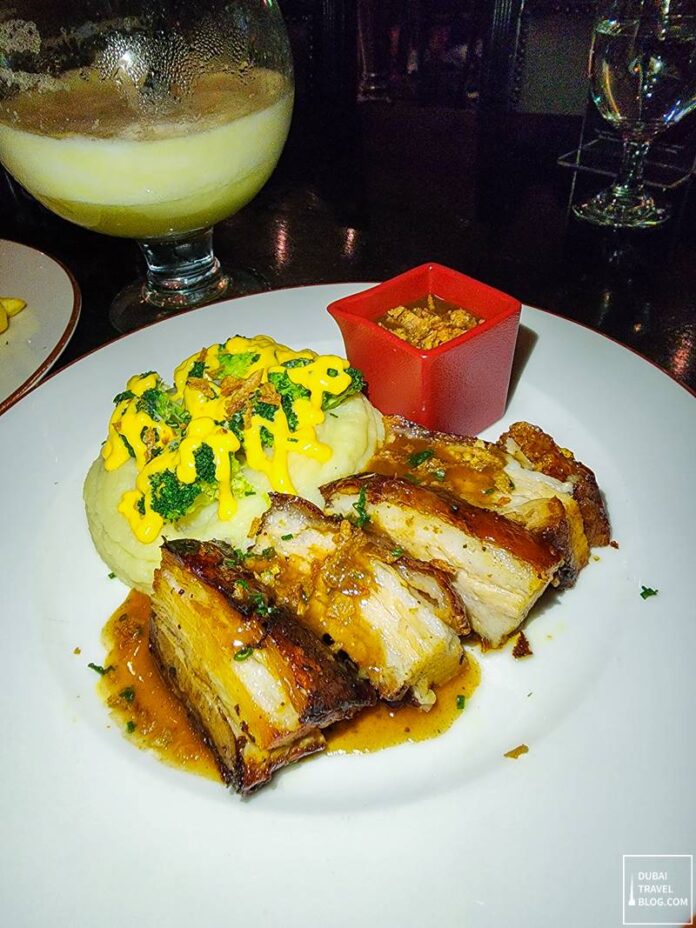 longs bar roasted pork belly Dubai Travel Blog