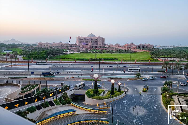 vista do palácio dos emirados do grand hyatt abu dhabi