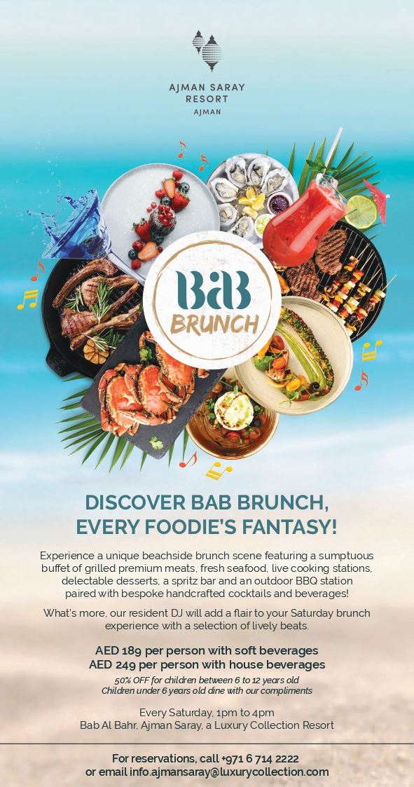 Bab Al Bahr Brunch at Ajman Saray Resort