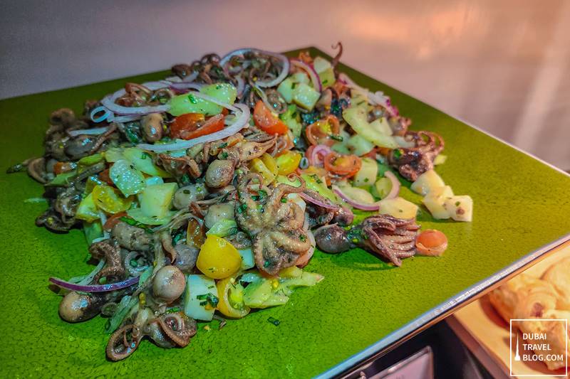 baby octopus salad certo friday brunch