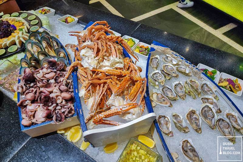 fresh raw seafood bar marriott al jaddaf