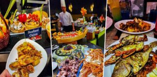 seafood night at the market place in marriott al jaddaf