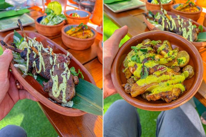 main course items brunch in bloom gastro kitchen jbr