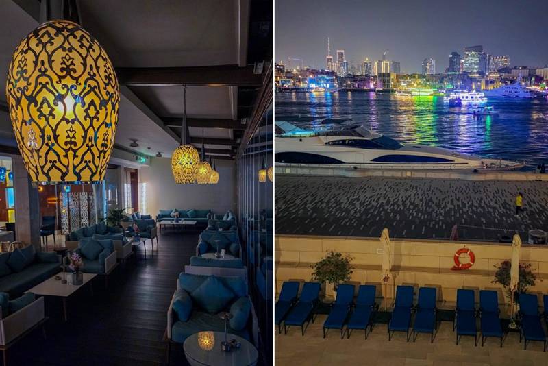 hotel sheraton dubai creek vista de dubai creek desde vivaldi